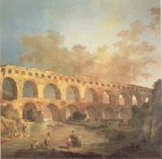 ROBERT, Hubert The Pont du Gard (mk05) France oil painting reproduction